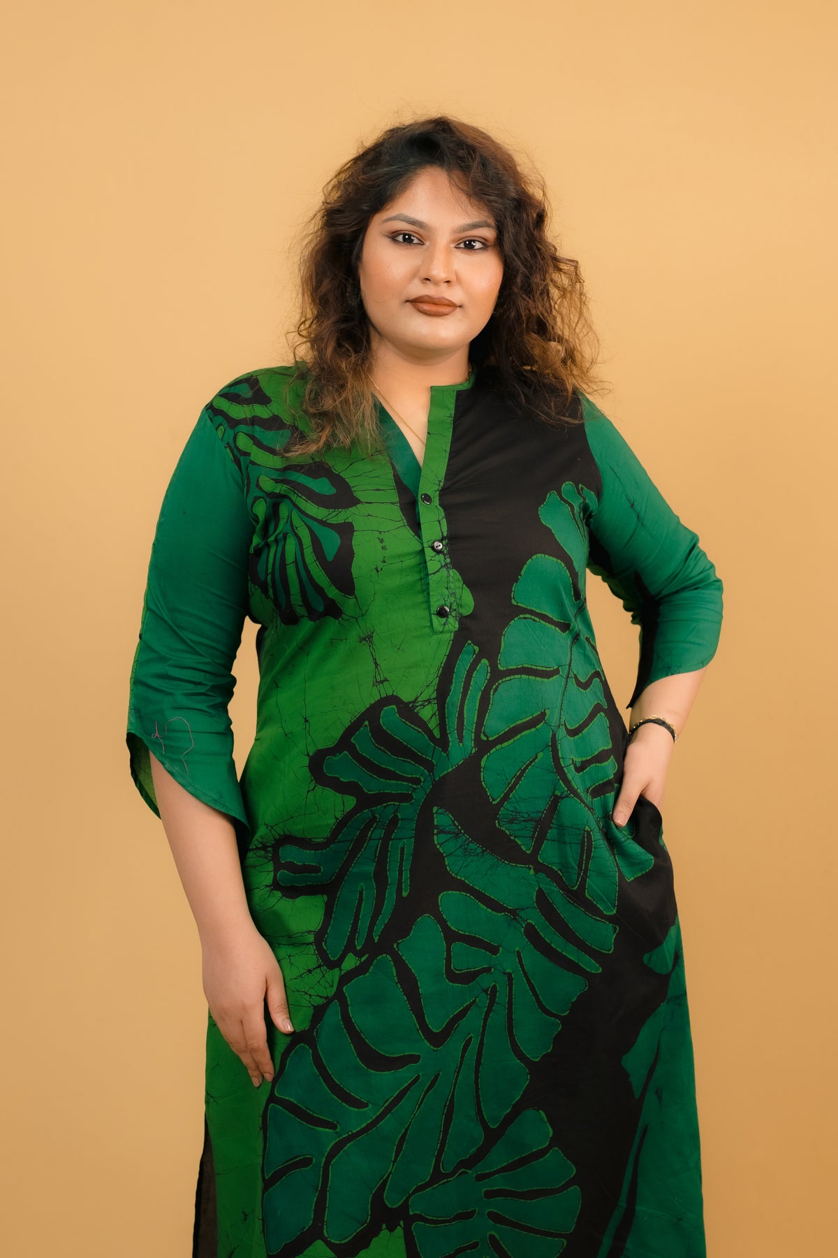 Palm Shadow Dress