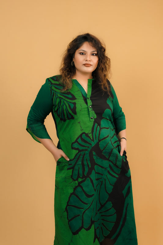 Palm Shadow Dress