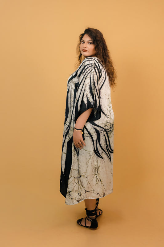 Zebra Silk Dress